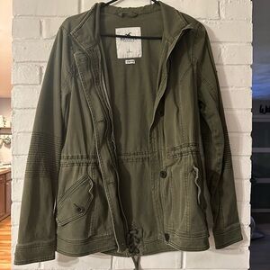 Hollister | Women's Olive Green utility Jacket